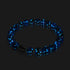 Azure Forest | .925 Sterling Silver | Firefly Glass Bracelet